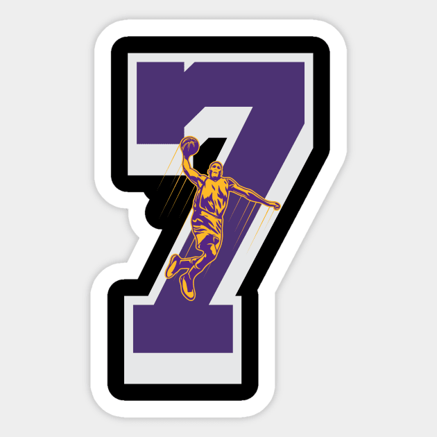 Lakers player number 7 cheap